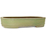 Vaso bonsai ovale verde di Hattori - 442 x 335 x 90 mm
