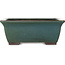 Rectangular green bonsai pot by Yamaaki - 320 x 250 x 125 mm