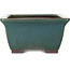 Rechthoekige groene bonsaipot van Yamaaki - 320 x 250 x 125 mm
