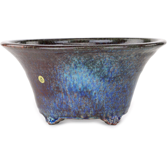 Runder roter und blauer Bonsai-Topf von Shuhou – 302 x 302 x 142 mm