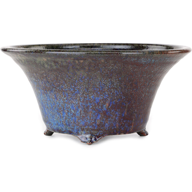 Runder roter und blauer Bonsai-Topf von Shuhou – 302 x 302 x 142 mm