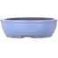 Oval light blue bonsai pot by Yamafusa - 308 x 255 x 72 mm