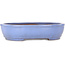 Pot à bonsaï ovale bleu clair de Yamafusa - 308 x 255 x 72 mm