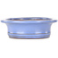Pot à bonsaï ovale bleu clair de Yamafusa - 247 x 203 x 62 mm