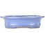Vaso bonsai ovale azzurro di Yamafusa - 247 x 203 x 62 mm