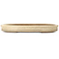 Oval off-white bonsai pot - 660 x 470 x 72 mm