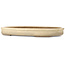 Oval off-white bonsai pot - 660 x 470 x 72 mm