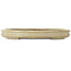 Oval off-white bonsai pot by Kakuzan - 560 x 403 x 70 mm