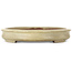Oval off-white bonsai pot by Kakuzan - 560 x 403 x 70 mm