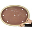 Oval off-white bonsai pot by Kakuzan - 560 x 403 x 70 mm
