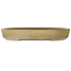 Maceta ovalada color beige para bonsái de Reiho - 457 x 336 x 73 mm