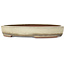 Vaso bonsai ovale beige di Gyouzan - 345 x 270 x 55 mm