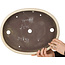 Pot à bonsaï ovale beige de Yamaaki - 400 x 315 x 55 mm