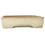 Maceta rectangular color beige para bonsái de Yamafusa - 410 x 305 x 70 mm