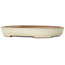 Vaso bonsai ovale beige di Yamafusa - 350 x 275 x 50 mm