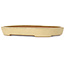 Oval beige bonsai pot by Reiho - 287 x 205 x 35 mm