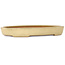 Ovale beige bonsaipot van Reiho - 287 x 205 x 35 mm