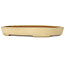 Pot à bonsaï ovale beige de Reiho - 287 x 205 x 35 mm