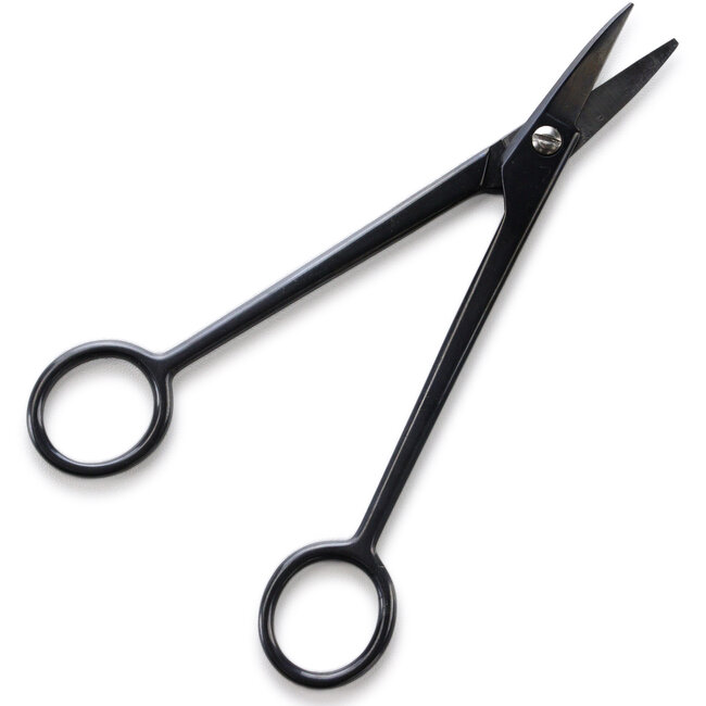 Tijeras japonesas de acero al carbono para podar cogollos, 155 mm