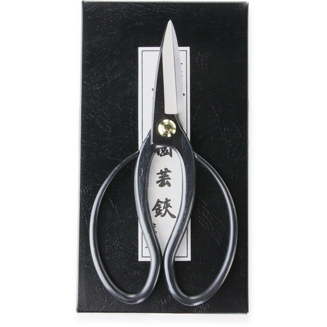 Japanse koolstofstalen tuinschaar met lange bladen, 195 mm