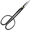 Japanese carbon steel twig scissors  210mm (small)