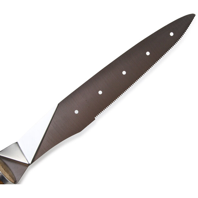 Japanese stainless steel repotting saw with wooden handle 350mm