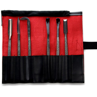 Kikuwa Set di scalpelli e sgorbie Kikuwa da 6 pezzi, 190 mm