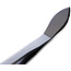 Japanese stainless steel tweezers/spatula black straight 225mm
