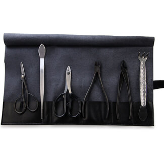 Kikuwa Coffret d'outils en carbone Kikuwa 6 pièces enroulable