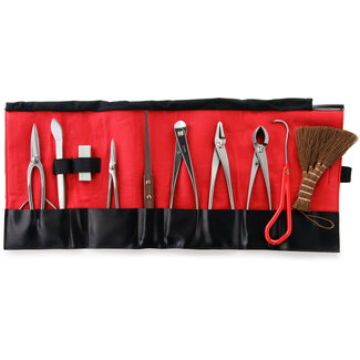 Kikuwa Kikuwa stainless steel tool set 10pcs roll-up