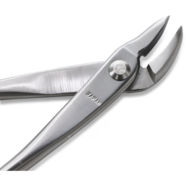Japanische Jin-Zange aus Edelstahl, gebogen, 205 mm