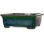 Maceta rectangular verde para bonsái de Mazan - 198 x 170 x 67 mm