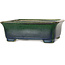 Pot à bonsaï rectangulaire vert de Mazan - 198 x 170 x 67 mm