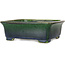 Rechthoekige groene bonsaipot van Mazan - 198 x 170 x 67 mm