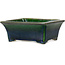 Maceta rectangular verde para bonsái de Mazan - 183 x 162 x 75 mm