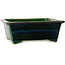 Rechthoekige groene bonsaipot van Mazan - 197 x 168 x 70 mm