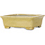 Vaso bonsai rettangolare giallo craquelé di Mazan - 203 x 173 x 70 mm