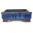Pot à bonsaï rectangulaire bleu - 465 x 217 x 69 mm