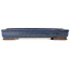 Rectangular blue bonsai pot - 465 x 217 x 69 mm