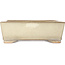 Pot à bonsaï rectangulaire beige par Ikkou - 298 x 247 x 98 mm