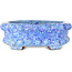 Vaso bonsai ovale blu di Shuhou - 160 x 133 x 55 mm