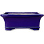 Vaso bonsai rettangolare blu di Mazan - 223 x 206 x 85 mm