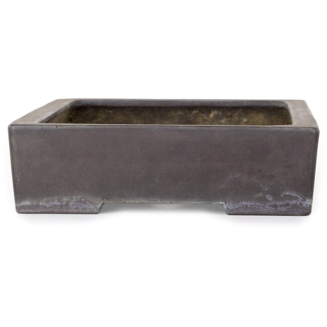 Vaso bonsai rettangolare non smaltato di Yamaaki - 293 x 205 x 60 mm