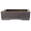 Maceta rectangular para bonsái sin esmaltar de Yamaaki - 293 x 205 x 60 mm