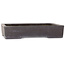 Rechthoekige ongeglazuurde bonsaipot van Yamaaki - 293 x 205 x 60 mm
