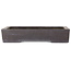 Rectangular unglazed bonsai pot by Yamaaki - 293 x 205 x 60 mm
