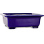 Vaso bonsai rettangolare blu di Mazan - 223 x 206 x 85 mm