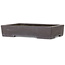 Rectangular unglazed bonsai pot by Yamaaki - 293 x 205 x 60 mm