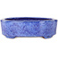 Vaso bonsai ovale blu di Shuhou - 190 x 157 x 58 mm
