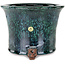 Vaso bonsai rotondo verde di Shuhou - 189 x 189 x 146 mm